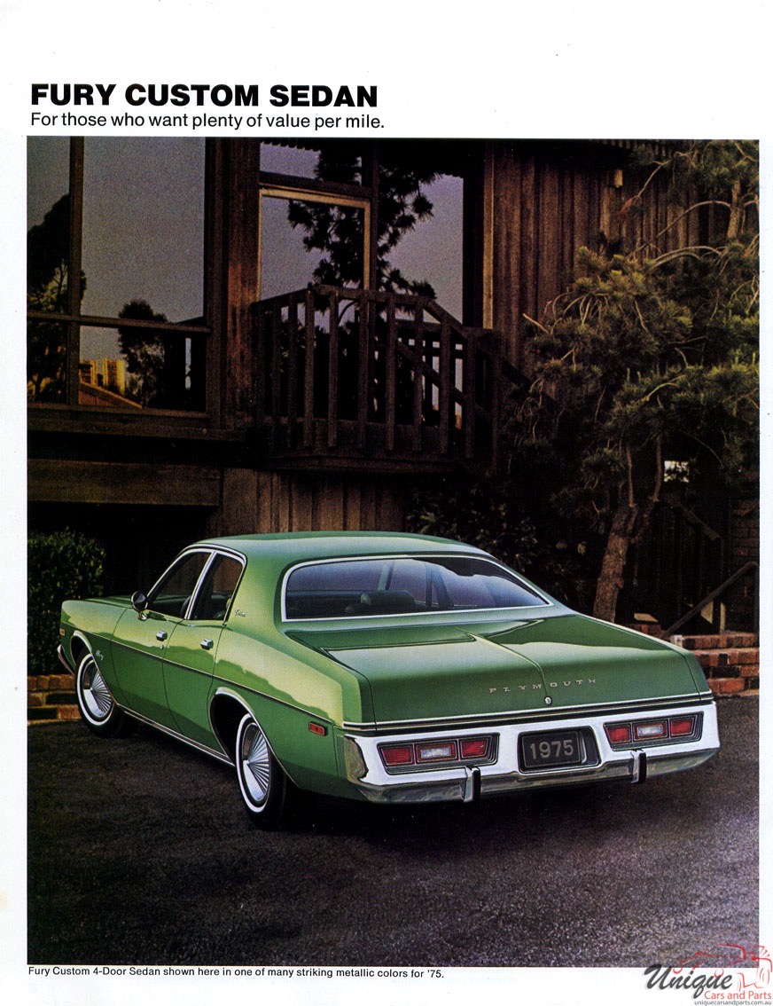 1975 Plymouth Fury Brochure Page 11